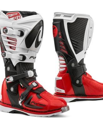 Stivali Forma Predator 2.0 nero bianco rosso