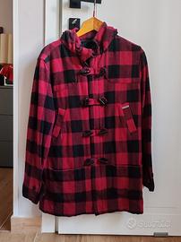 giacca a quadri rossa 