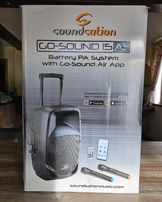 cassa bluetooth + 2 microfoni