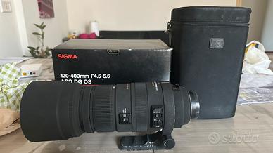 Sigma 120-400 f/4.5-5.6 APO DG OS HSM per nikon