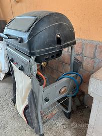 Barbecue a Gas con pietra lavica