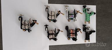 macchinette tatoo rotative e a bobine
