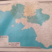 cartina regione Campania 
