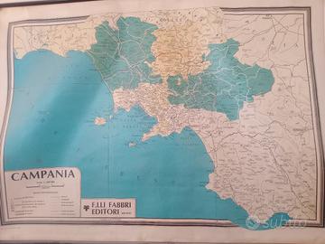 cartina regione Campania 