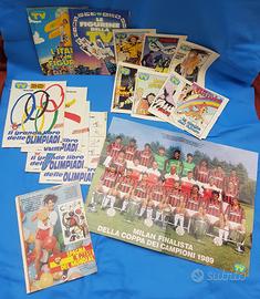 Lotto SORRISI CANZONI Album figurine fumetti calci