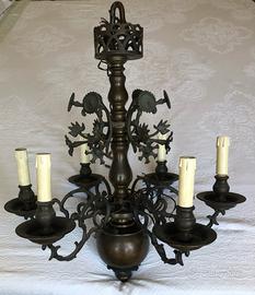 Lampadario olandese antiquariato