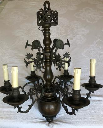 Lampadario olandese antiquariato