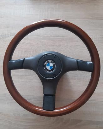Volante originale in legno Nardi Italia BMW E24