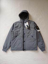 stone island giubbino soft shell padded grigio