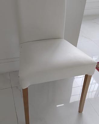Sedie ecopelle colore bianco