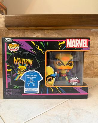 Funko Pop Wolverine 802 + T-Shirt Special Edition