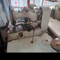 macchina da cucire e asolatrice industriali