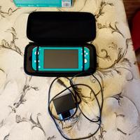 switch lite con giochi e accessori