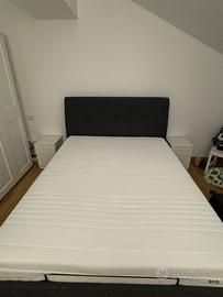 Letto contenitore ikea IDANAS +materasso 160x200