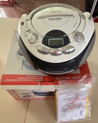 Stereo portaile majestic AH-2387 MP3/USB CD, RADIO