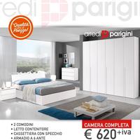 Camera da letto moderna + contenitore