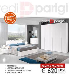 Camera da letto moderna + contenitore