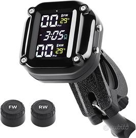 SISTEMA MONITORAGGIO TPMS PRESSIONE PNEUS MOTO