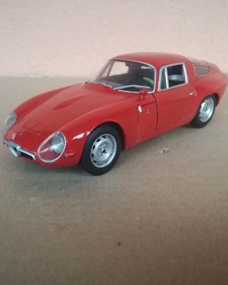 MEBETOYS - A3 - Alfa Romeo Giulia TI - Rouge Vif - En boite