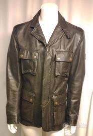 Belstaff Originale Giacca Pelle Gold Tg.50
