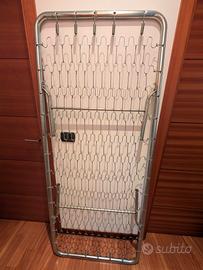Rete letto singolo 190x80 gambe pieghevoli 