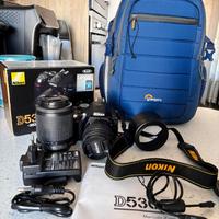 Nikon d5300 + obiettivi + accessori