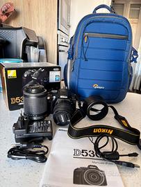 Nikon d5300 + obiettivi + accessori