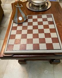 Scacchiera artigianale in pelle