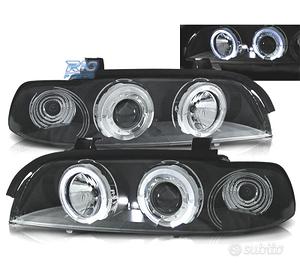 FARI BMW E39 95-00 ANGEL EYES LED FONDO NERO