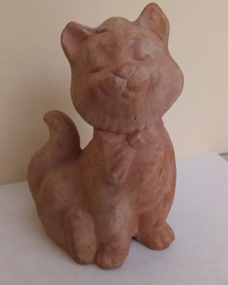 gatto in terracotta