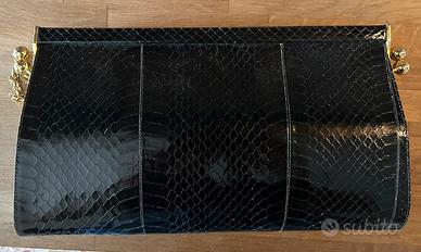 Borsetta di pitone vintage Emil