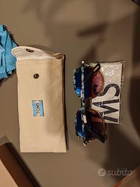 occhiali da sole TOMS lottie azzurri