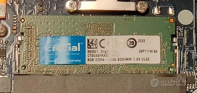 CRUCIAL RAM DDR4 16GB 3200MHZ SODIMM CL22