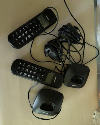 Brondi duo. Telefono senza fili rete fissa