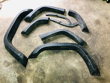 Parafanghi vetroresina maggiorati jeep xj 5 porte