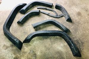 Parafanghi vetroresina maggiorati jeep xj 5 porte