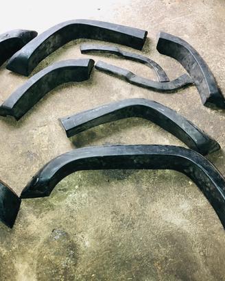 Parafanghi vetroresina maggiorati jeep xj 5 porte