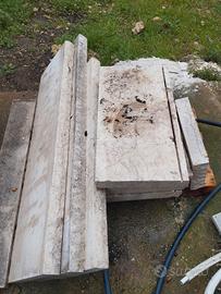 Mappette in pietra di Trani con gocciolatoio