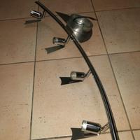 Lampadario a travetto con 4 lampadine