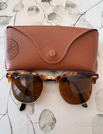 🕶️ Occhiali da sole Ray-Ban Clubmaster Havana
