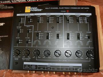 CROSSOVER ATTIVO MULTICANALE FRONT+REAR SUBWOOFER
