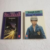 2 libri francesi Un Sac de Billes e Suspence 1