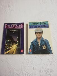 2 libri francesi Un Sac de Billes e Suspence 1