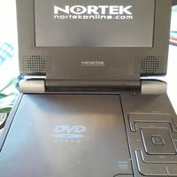 Lettore Dvd portatile NORTEK con borsa viaggio