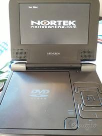 Lettore Dvd portatile NORTEK con borsa viaggio