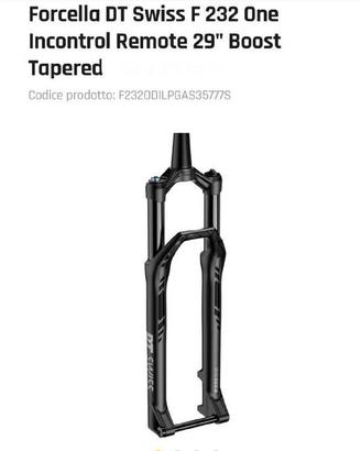 Forcella dt swiss F 232 escursione 110