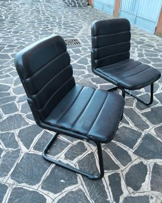 Poltrone similpelle e ferro