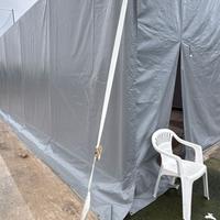 Tendostruttura 6x12m Completa ZINCATO/PVC -- H4.3m