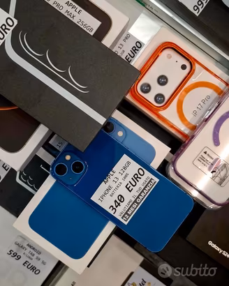 IPHONE 13 128GB BLU batteria nuova