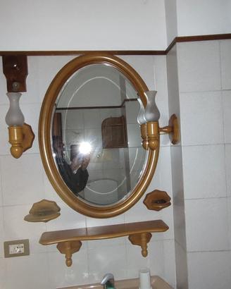 specchio, lampade